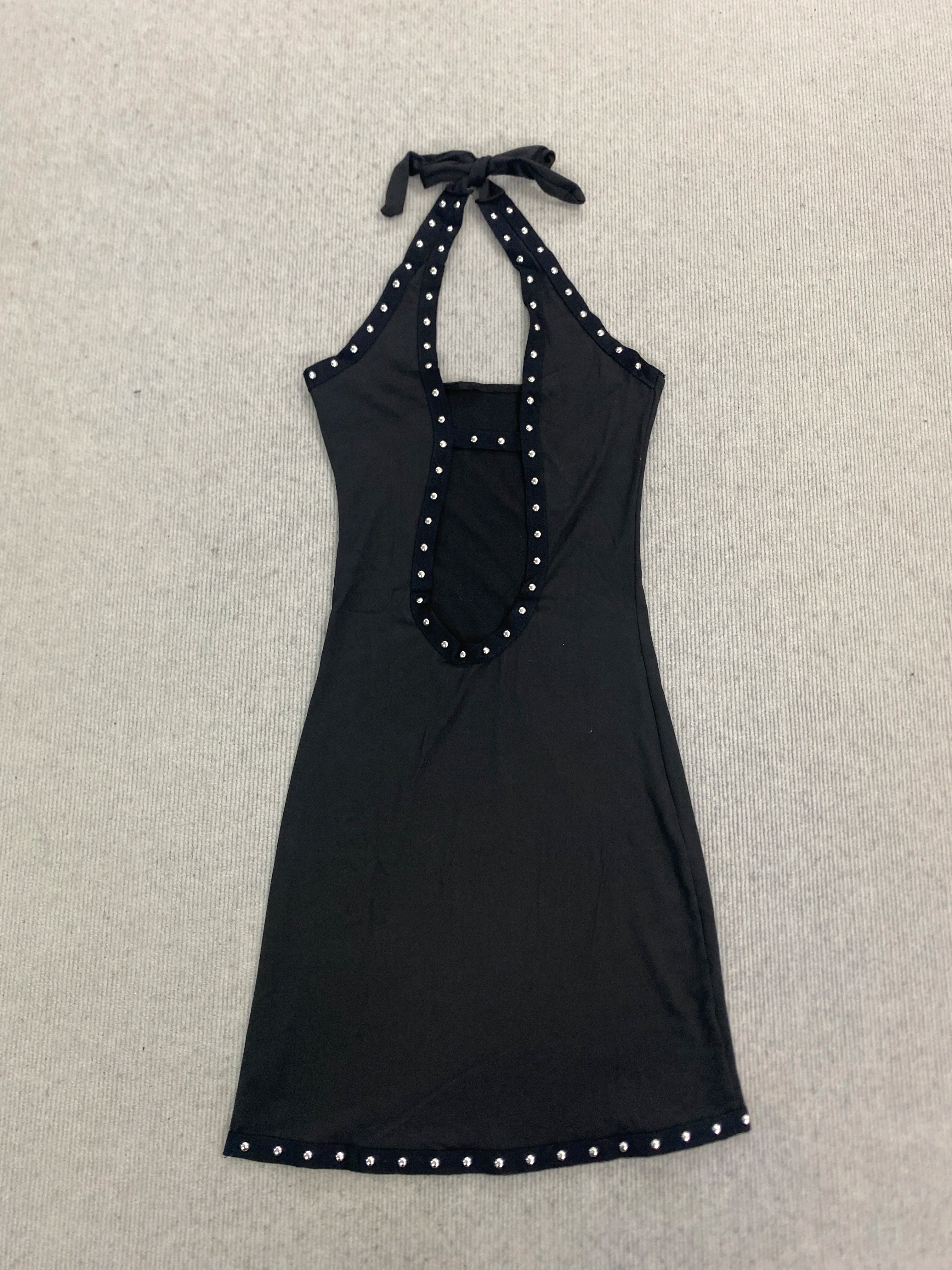 Andrea- Vestido Elegante  Espalda Descubierta