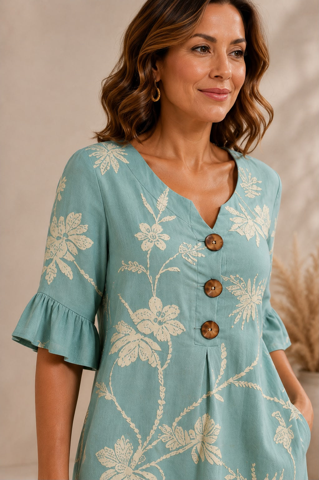 Vestido Ligero Estampado Floral